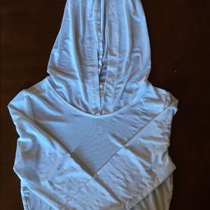 IHeartRaves mesh hoodie crop top